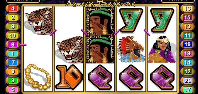 Aztecs treasure slot